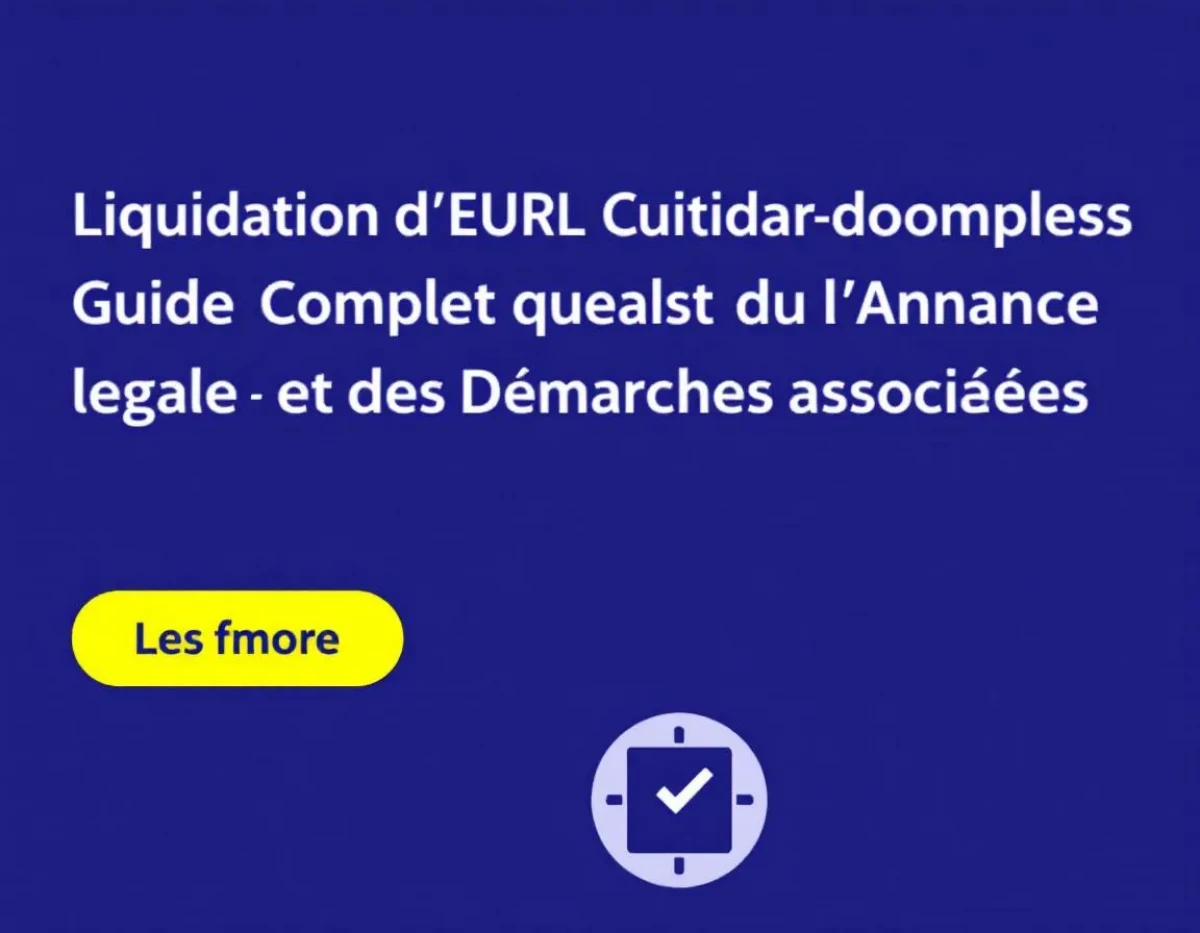 Liquidation d'EURL : Guide Complet de l'Annonce Légale et des Démarches Associées
