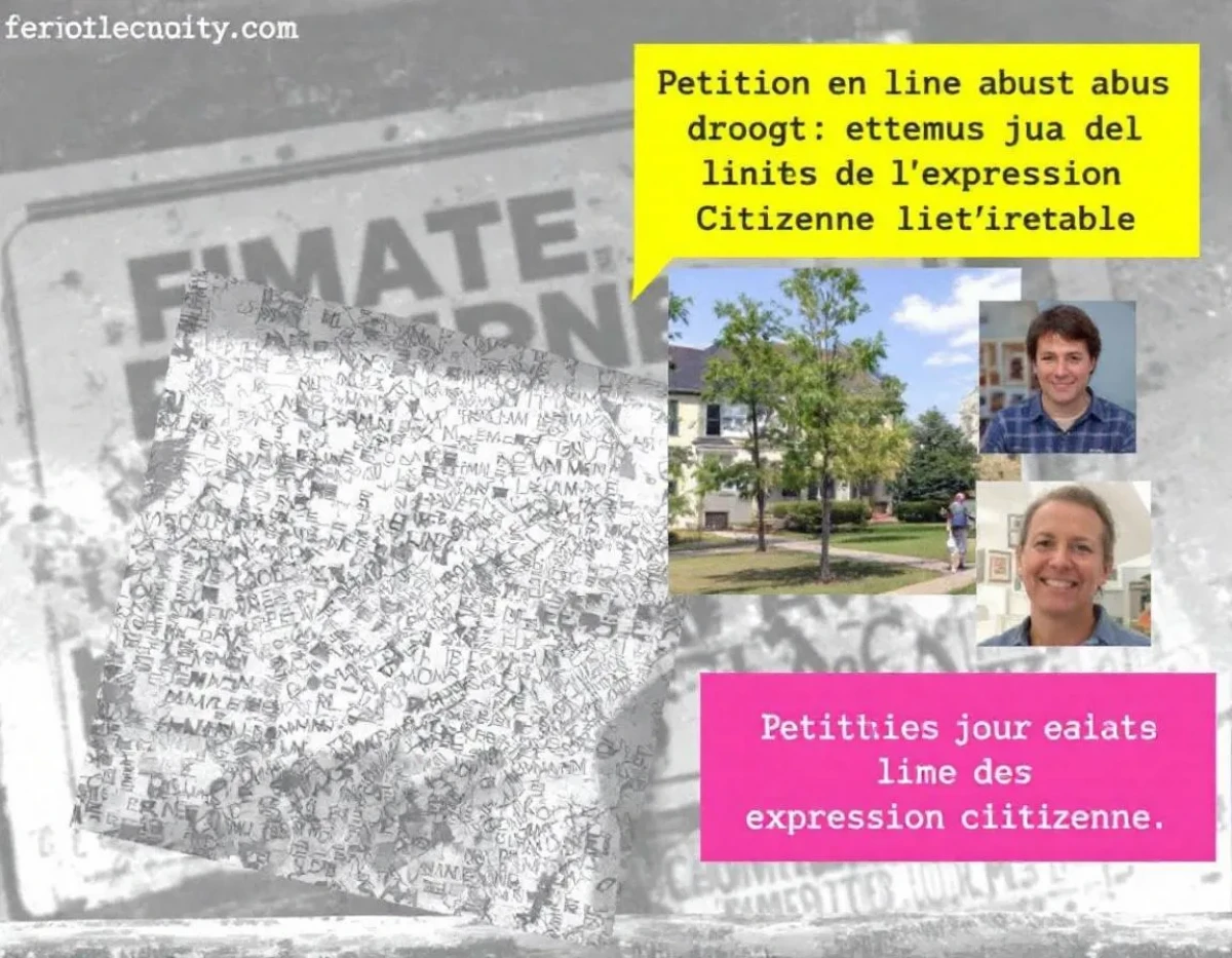 Pétition en ligne et abus de droit : enjeux juridiques et limites de l'expression citoyenne numérique
