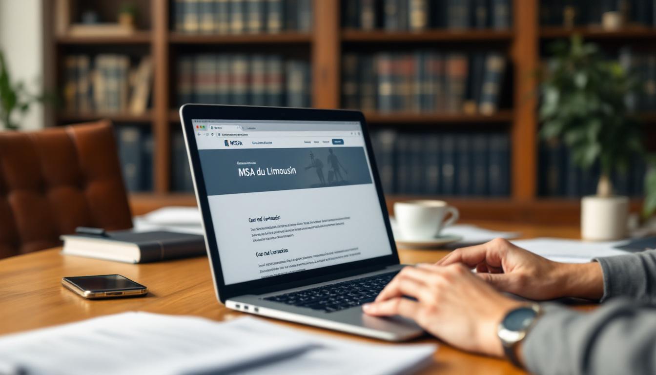 MSA du Limousin : vos droits et démarches en ligne